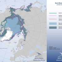 Northwest Passage (Northwest Route) and Sea Ice Conditions